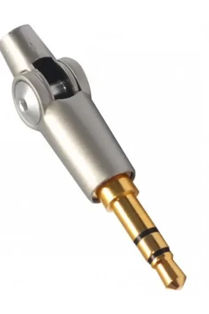 Tout juste ajouté | Connecteur Jack 3.5mm stéréo Mâle 3 pôles plaqué Or articulé Ø2.5mm (unité)