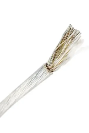 Fil de Cuivre OFC Haute pureté Plaquage Argent Gaine PTFE 0.5mm² Ø1.4mm - Prix avantageux