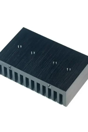Nouveau produit | Radiateur dissipateur thermique anodisé Noir 58.5x35.6x17.75mm