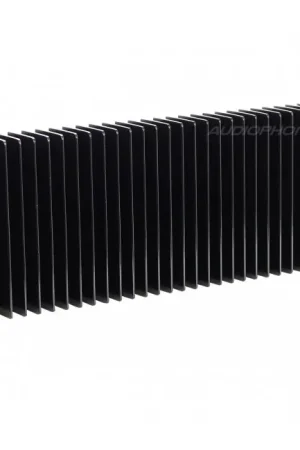 Radiateur Dissipateur Thermique Anodisé 300x125x50mm Noir - Dernier arrivage