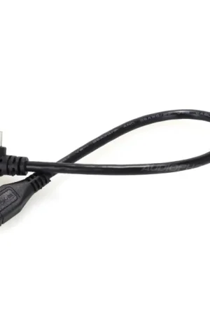 Câble Micro USB-B Femelle / Micro USB-B Mâle coudé Double blindage 25cm - Excellente qualité