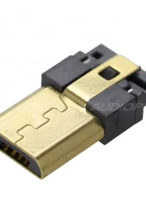 Prix en baisse - Connecteur Micro USB mâle Type B DIY plaqué Or