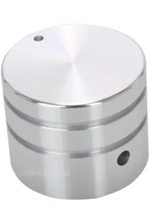 Vente flash | Bouton Aluminium Axe Méplat 30mm Ø6mm Argent pour Boîtiers DIY