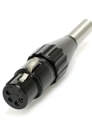 FURUTECH FP-706F (R) Connecteur XLR Femelle 4 Pôles Plaqué Rhodium Ø9mm (Unité) | Tout juste disponible