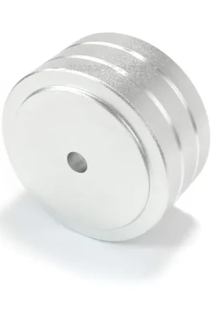 Bientôt épuisé - Pied Amortissant Aluminium 39.5x21.5mm M4 Argent (Unité)