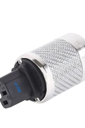 Meilleure vente - FURUTECH FI-50 NCF (R) Connecteur IEC plaqué Rhodium - Carbone Ø20mm