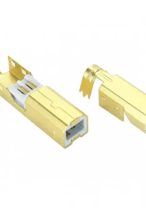 Connecteur USB mâle Type B DIY Plaqué Or 3µ | Ne manquez pas cette offre