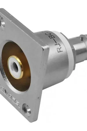 Offre flash | CANARE RJ-BCJRU Embase RCA femelle vers BNC femelle Passe cloison 75 Ohm