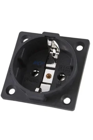 Prix doux - FURUTECH FI-E30 NCF (R) Embase Secteur Schuko Type F Cuivre Pur Plaqué Rhodium