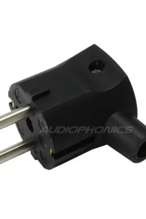 Connecteur Secteur Schuko Type E/F Coudé 250V 16A Ø9.5mm Noir | Plus que quelques pièces