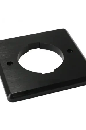 Expédition immédiate | Plaque murale Aluminium embase Schuko pour FURUTECH FI-E30 Noir