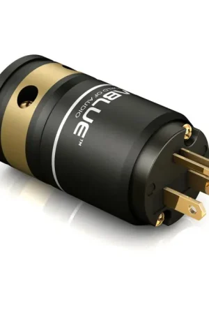 VIABLUE T6s Connecteur Secteur US Type B NEMA 5-15 Plaqué Or 24k Ø16mm - Nouveau produit