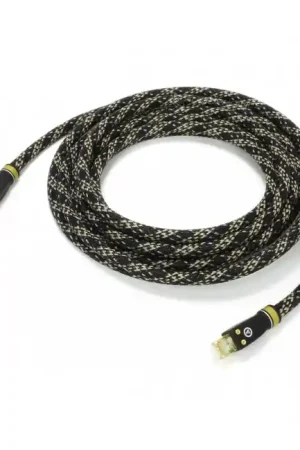 Prix malin - VIABLUE EP-7 Câble Ethernet RJ45 Cat6A Cuivre OFC Plaqué Argent Blindage 5m