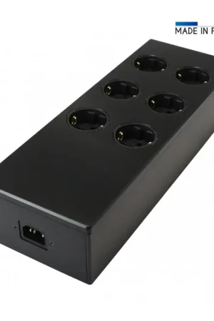 Prix promo - AUDIOPHONICS MPC6 V2 Distributeur Secteur 6 Ports Aluminium FURUTECH Noir