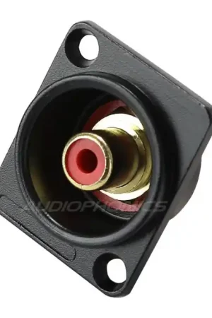 Embase RCA pour emplacement XLR Rouge (Unité) - Direct usine