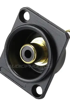 Embase RCA pour emplacement XLR Noir (Unité) | Dernier arrivage