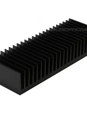 Expédition immédiate - Radiateur Dissipateur Thermique Anodisé 176x60x33mm Noir