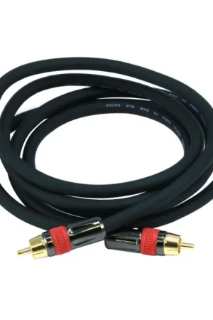 Câble numérique coaxial SPDIF 75 Ohm Cuivre Plaqué Or 24K 1.8m | Très populaire