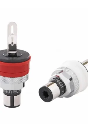 Plus que quelques articles | FURUTECH FT-903 (R) Embases RCA Cuivre pur plaqué Rhodium (La paire)