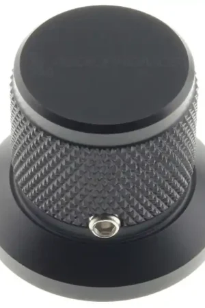 Bouton Aluminium Grip Axe Méplat 25x30x22mm Ø6mm Noir - Prix exceptionnel