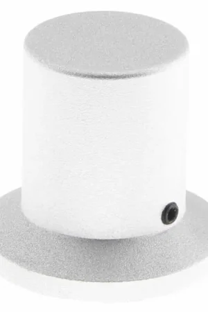Dépêchez-vous - Bouton Aluminium Axe Méplat 30x28x22mm Ø6mm Argent