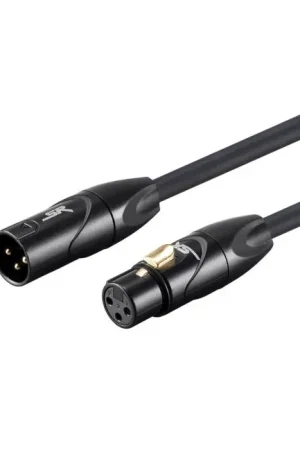Câble de modulation XLR femelle - XLR mâle Cuivre Plaqué Or 24K 1.8m | Plus que quelques pièces