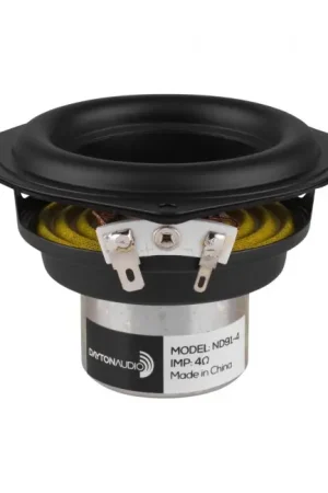 Préféré des clients - DAYTON AUDIO ND91-4 Haut-Parleur Large Bande Aluminium 30W 4 Ohm 86dB 65Hz - 17kHz Ø9cm