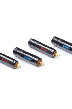 Prix usine - NEOTECH DG-201 Connecteurs RCA pin central OFC Ø10.5mm (Set x4)