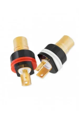 Plus que quelques pièces - ETI FR-TC07 Embases RCA Chassis Cuivre Tellurium (La paire)