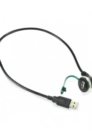 Passe Cloison USB-A 2.0 Mâle vers USB-A 2.0 Femelle Coudé Noir 0.5m | Tout juste arrivé
