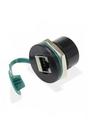 Haute qualité | Passe Cloison Ethernet Catégorie 5 RJ45 Femelle vers RJ45 Femelle Noir
