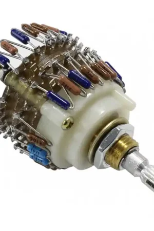 VISHAY DALE Potentiomètre Commuté Stéréo Shunt 23 Positions Axe Cranté Logarithmique Ø6mm 10K Ohm | Tendance