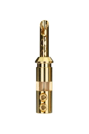 Très bien noté | PANGEA XTREME Fiche Banane cuivre Tellurium Plaquage Or 24k Ø5mm (Unité)
