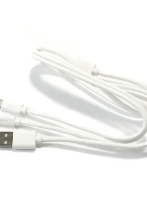 Câble USB-A Mâle vers 2x Micro USB 1m Blanc - Remise supplémentaire