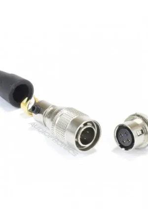 Recommandé - HR10A Connecteur Verrouillable Mâle 4 Pôles + Embase Femelle Plaqué Or Ø11mm