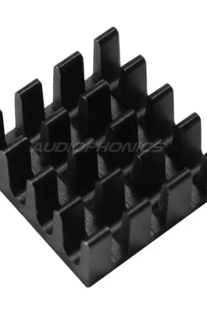 Se termine bientôt | Radiateur Dissipateur Thermique Anodisé pour CPLD DSP 14x14x2mm Noir