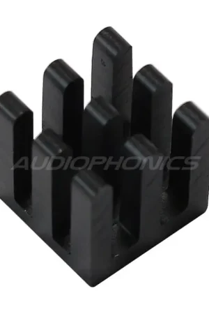 Prêt à expédier | Radiateur Dissipateur Thermique Anodisé pour CPLD DSP 10x10x10mm Noir
