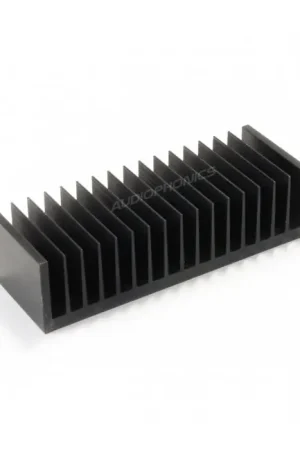 Meilleure vente - Radiateur Dissipateur Thermique Anodisé Noir 170x45x61mm