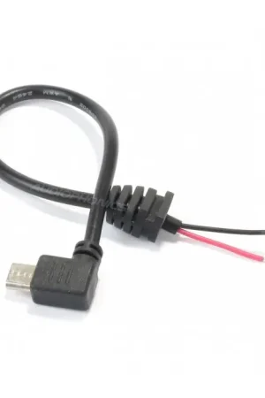Câble d'Alimentation Micro USB Mâle Coudé Raspberry Pi 0.1mm² 20cm | Bien noté