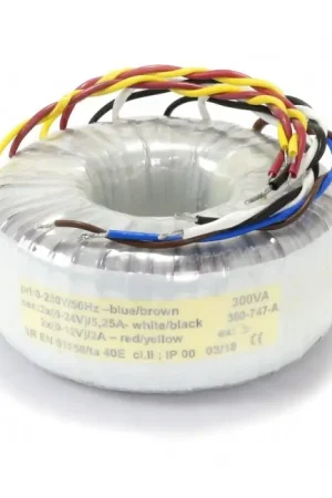 Transformateur Torique 300VA 2x24V 5.25A + 2x12V 2A - Se termine bientôt