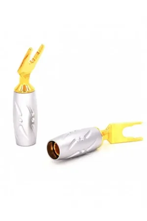 Meilleure vente - VIBORG VS701G Fourche Cuivre Pur Plaquée Argent / Or 24k 5μ Ø7.5mm (Set x4)