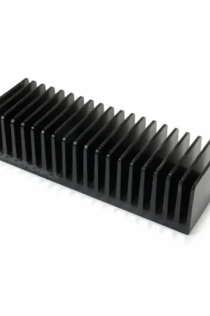 Profitez-en | Radiateur Dissipateur Thermique Anodisé Noir 160x50x40mm