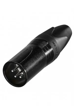 Prix exceptionnel - NEUTRIK NC4MXX-BAG Connecteur XLR Mâle 4 Pôles Plaqué Argent Ø8mm (Unité)