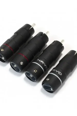 Très populaire | ETI KRYO Connecteurs RCA Cuivre Tellurium Plaqué Argent Ø15 x 51mm (Set x4)
