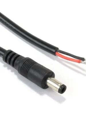 Meilleure vente - Câble d'Alimentation Jack DC 5.5 / 2.5mm Mâle vers Fils Nus 18AWG 30cm
