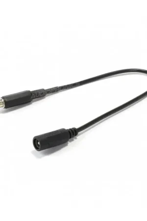 Direct fabricant - Câble d'Alimentation Jack DC 5.5 / 2.5mm Femelle vers Jack DC 6.3 / 3mm Mâle 0.326mm² 25cm