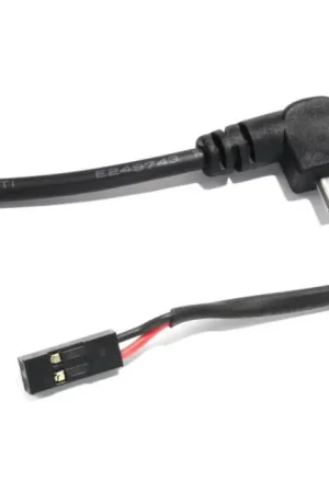 Câble d'alimentation Micro USB mâle coudé 22AWG 20cm - Disponible dès maintenant