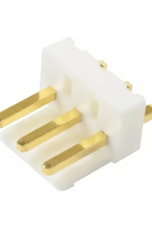Prix cassé | Connecteur Embase VH 3.96mm Mâle 3 Voies Plaqué Or Blanc (Unité)