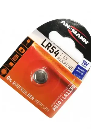 Stock presque épuisé - ANSMANN LR1130 AG10 LR54 Pile Bouton Alcaline 1.5V