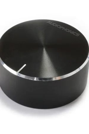 Offre exclusive | Bouton Aluminium Axe Cranté 20x13mm Ø6mm Noir
